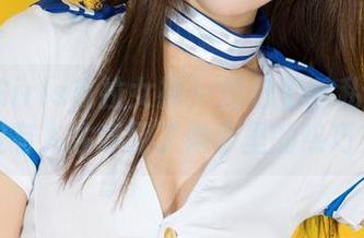 KelaGirls克拉女神 – 丹丹圣诞私房原图:有没有人注意到了她手里的热巧克力?