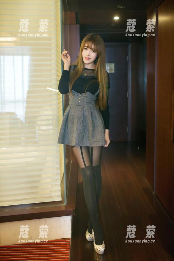 推女郎-哈尼宝宝 推女郎 - 制服套图:哈尼宝宝的另类课堂功课