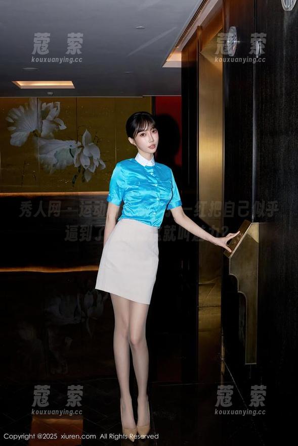 秀人网-孔一红 秀人网 - 运动的姿态,孔一红把自己似乎逼到了极限...这就叫魅力?